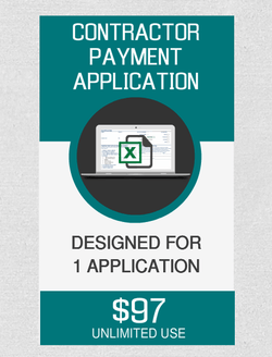 Contractor Payment (1) Application - Fast Easy Accounting Store