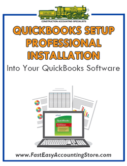 .Professional Installation Of QuickBooks Setup Template Into Your QuickBooks - Fast Easy Accounting Store