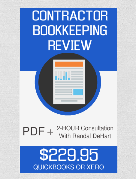 Contractor Bookkeeping Review And 2-Hour Consultation - Fast Easy Accounting Store