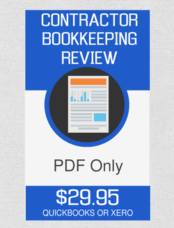 Contractor Bookkeeping Review (PDF Only - No Consultation) - Fast Easy Accounting Store