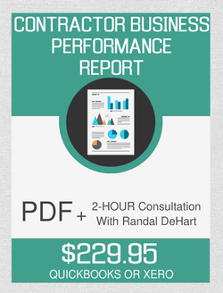 Contractor Business Performance Report And 2-Hour Consultation - Fast Easy Accounting Store