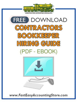 Free Contractors Bookkeeper Hiring Guide - Fast Easy Accounting Store