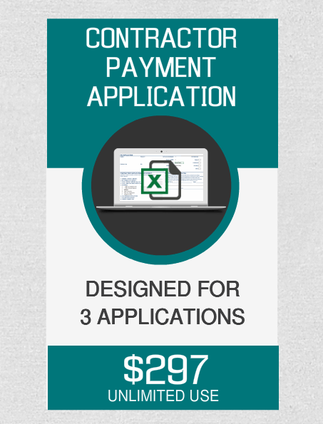 Contractor Payment (3) Applications - Fast Easy Accounting Store