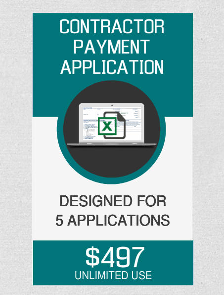 Contractor Payment (5) Applications - Fast Easy Accounting Store